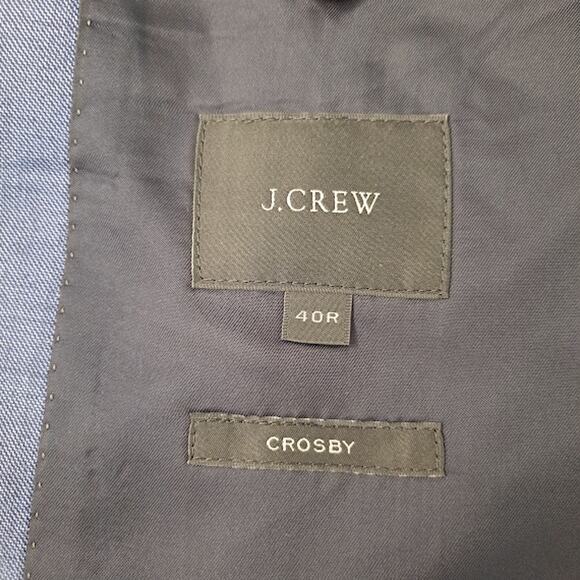 J. Crew Blue Sport Coat Blazer - Picture 3 of 14